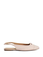 Dune London Pink Wide Fit Hanna Ballet Pumps - Image 1 of 5