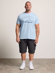 BadRhino Big & Tall Blue Campervan T-Shirt - Image 2 of 6