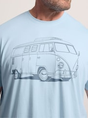 BadRhino Big & Tall Blue Campervan T-Shirt - Image 4 of 6