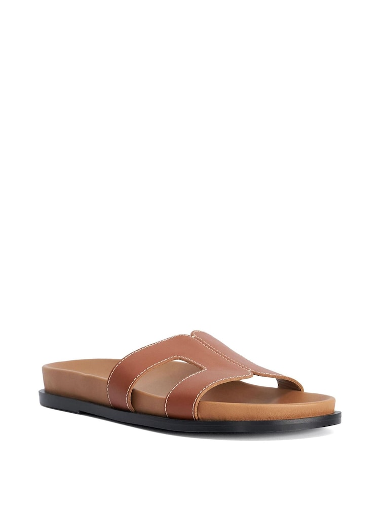 Dune London Brown Loupas Casual Sandals - Image 1 of 5
