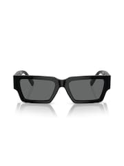 Versace Black 0Ve4459 Rectangle Sunglasses - Image 4 of 5