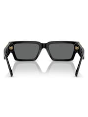 Versace Black 0Ve4459 Rectangle Sunglasses - Image 5 of 5