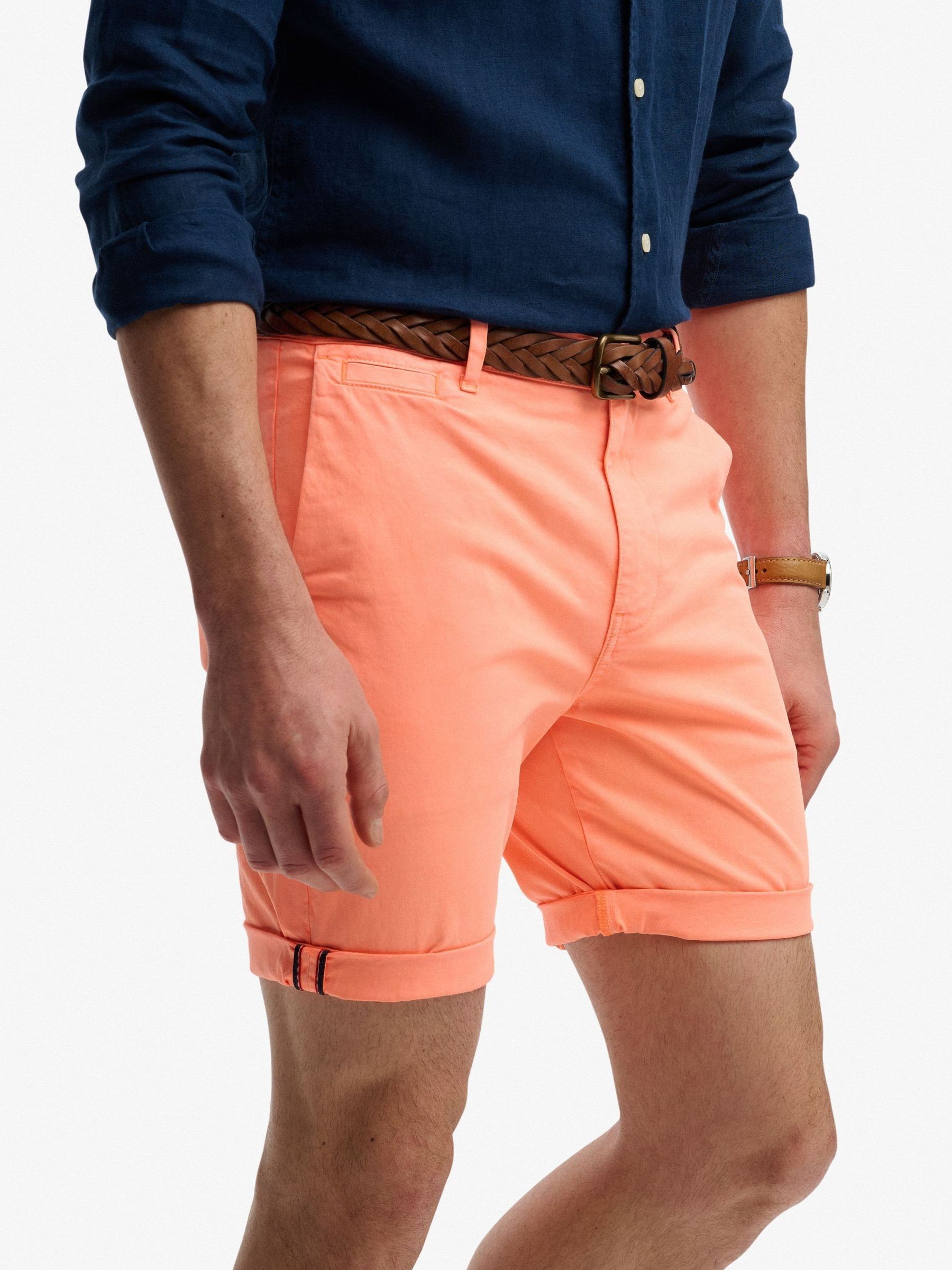 Superdry Pink Chino Shorts Premium Regular - Image 2