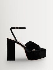 Loeffler Randall Black Loretta Platform Sandals - Image 2 of 5
