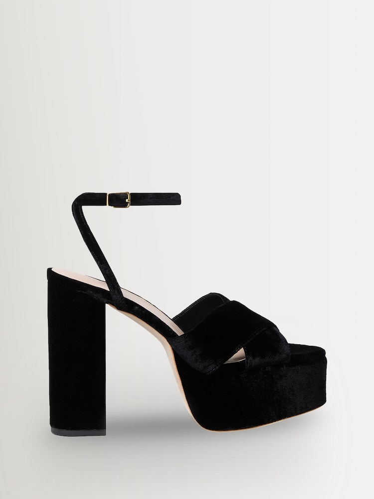 Loeffler Randall Black Loretta Platform Sandals - Image 2 of 5 Loeffler Randall Black Loretta Platform Sandals - Image 2 of 5