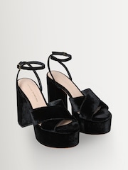 Loeffler Randall Black Loretta Platform Sandals - Image 4 of 5
