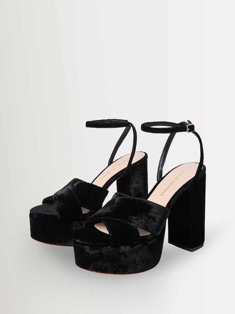 Loeffler Randall Black Loretta Platform Sandals - Image 5 of 5 Loeffler Randall Black Loretta Platform Sandals - Image 5 of 5