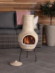 Snug Natural Valencia Clay Garden Chiminea - Image 1 of 6