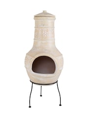 Snug Natural Valencia Clay Garden Chiminea - Image 3 of 6