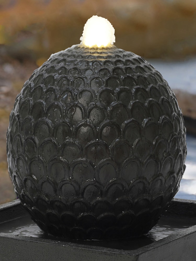 Charles Bentley Grey Arno Sphere Garden Water Feature - Image 2 of 6 Charles Bentley Grey Arno Sphere Garden Water Feature - Image 2 of 6