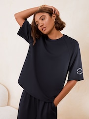 Friends Like These Navy Blue Studio Soft Scuba Short Sleeve T-Shirt - Image 2 of 6