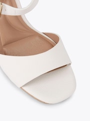 Carvela White Sadie Wedge Wide Fit Flip Flop Sandals - Image 3 of 5