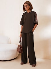 Friends Like These Chocolate Brown Studio Soft Scuba Short Sleeve T-Shirt - Image 1 of 4