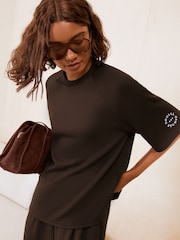 Friends Like These Chocolate Brown Studio Soft Scuba Short Sleeve T-Shirt - Image 2 of 4