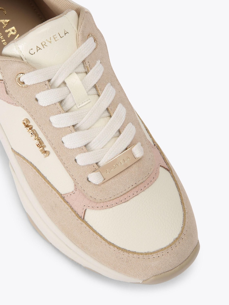 Carvela Pink Adoro Trainers - Image 4 of 4