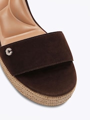 Carvela Brown Portofino Flatform Sandals - Image 3 of 5