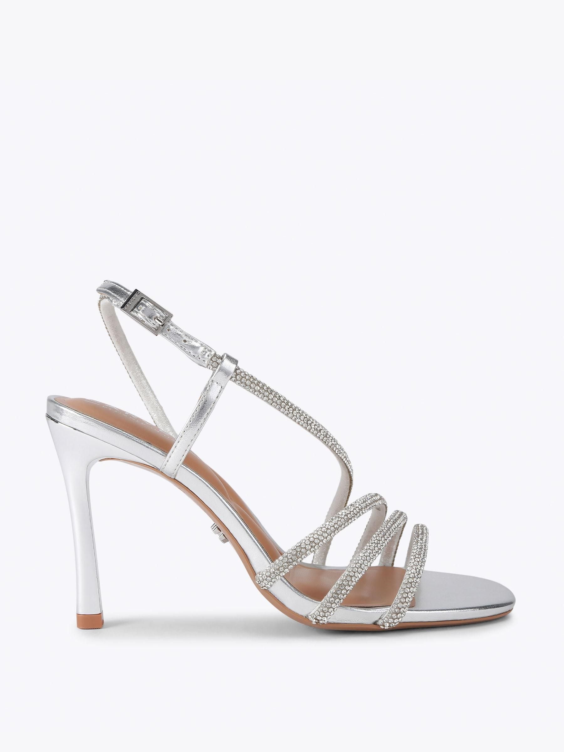 Next：日本 シルバー - Carvela Paparazza ジュエルヒール from Next Japan