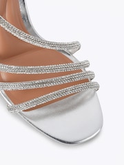 Carvela Silver Paparazza Jewel Heels - Image 4 of 4