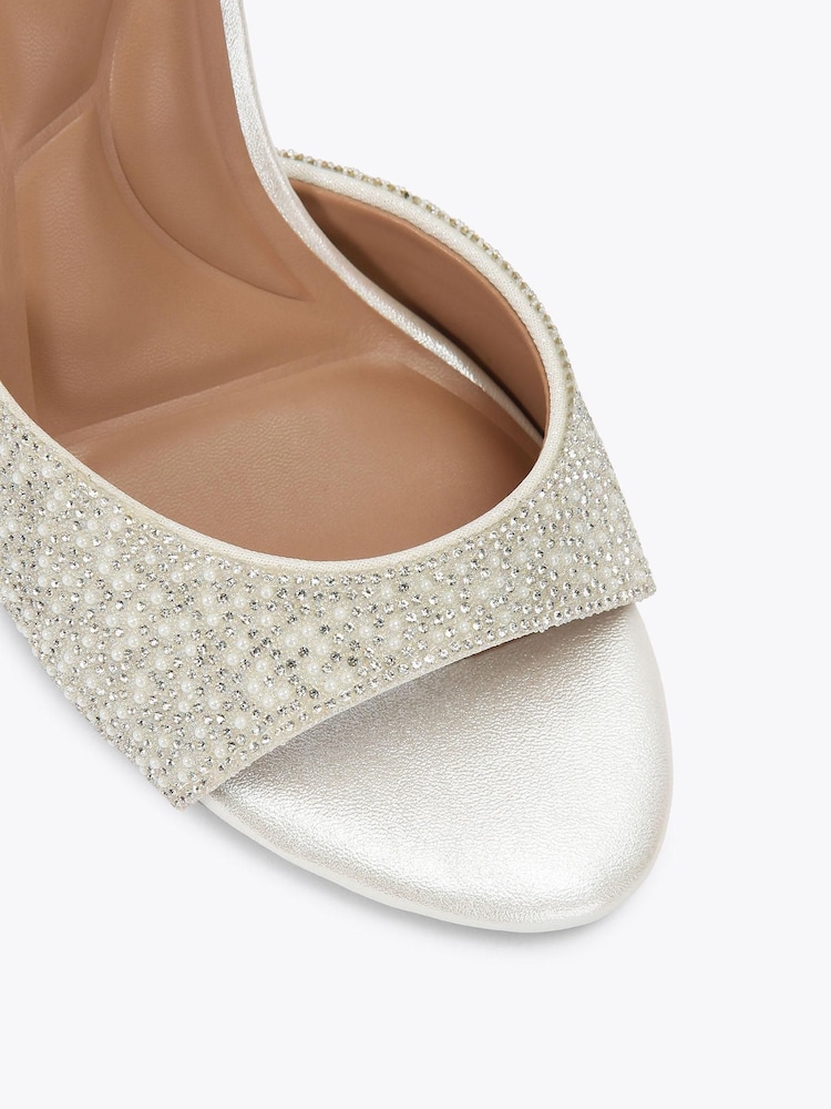 Carvela White Standard Fit Corletta Heels - Image 5 of 5 Carvela White Standard Fit Corletta Heels - Image 5 of 5