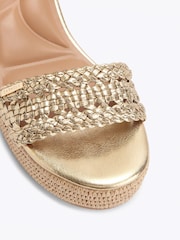 Carvela Gold Portofino Flatform Sandals - Image 5 of 5