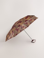 Leopard Print Print Compact Umbrella - Image 2 of 4