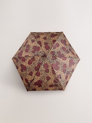 Leopard Print Print Compact Umbrella - Image 3 of 4