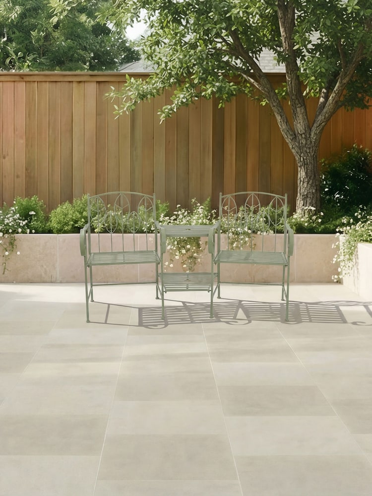 Charles Bentley Green Rustic Metal Garden Companion Seat - Image 2 of 6 Charles Bentley Green Rustic Metal Garden Companion Seat - Image 2 of 6