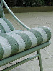 Charles Bentley Green Porto 2 Seater Bistro Set with Cushions - Image 5 of 6