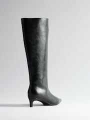 Qara - The Set Knee High Heeled Boots - 8şəkildən 7 şəkil