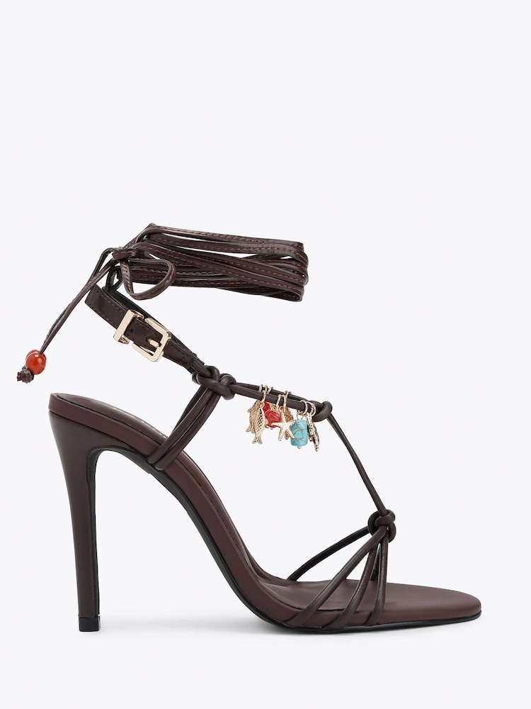 KG Kurt Geiger Brown Roux Heel Sandals - Image 1 of 4 KG Kurt Geiger Brown Roux Heel Sandals - Image 1 of 4