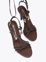 KG Kurt Geiger Brown Roux Heel Sandals - Image 2 of 4