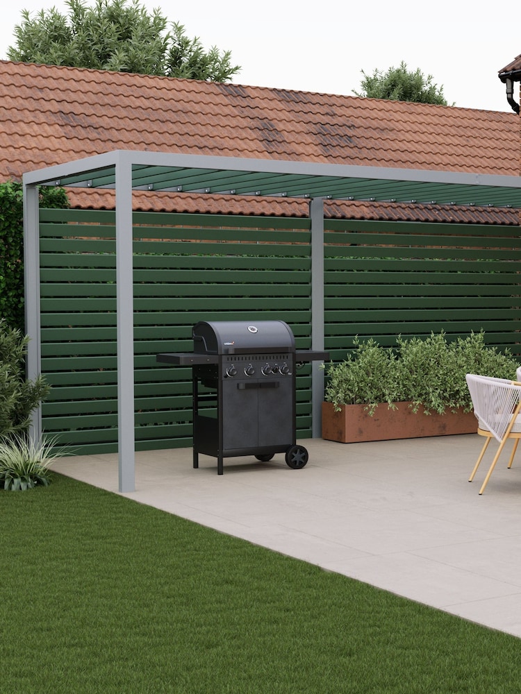 Ottimo Black 4 Burner Gas BBQ - Image 1 of 6