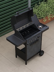 Ottimo Black 4 Burner Gas BBQ - Image 2 of 6