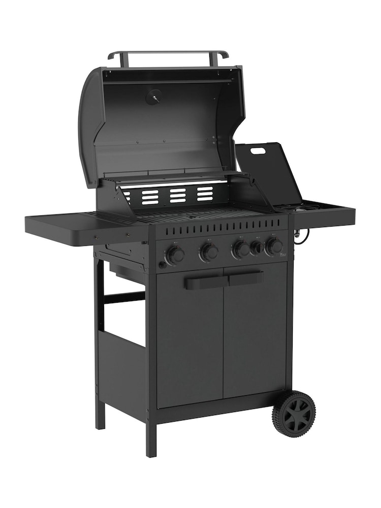 Ottimo Black 4 Burner Gas BBQ - Image 6 of 6