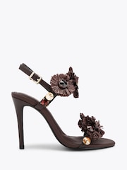 KG Kurt Geiger Brown Roxie Heel Sandals - Image 2 of 5