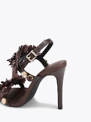 KG Kurt Geiger Brown Roxie Heel Sandals - Image 4 of 5