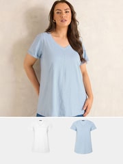 Evans Blue Jersey T-Shirts 2 Pack - Image 1 of 8