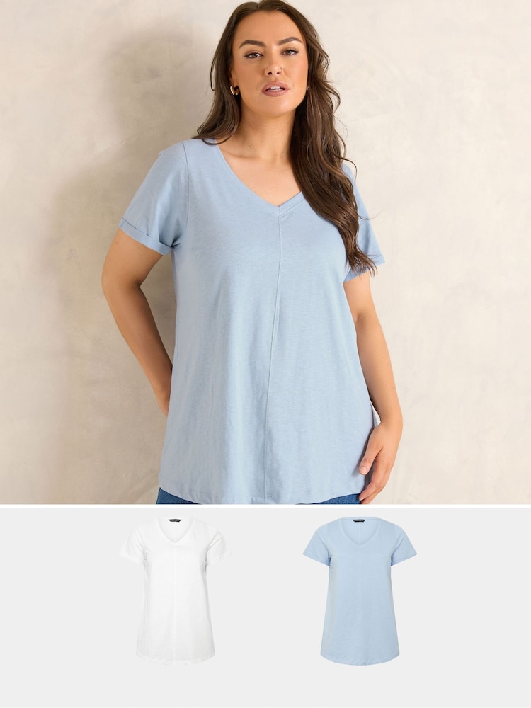 Evans Blue Jersey T-Shirts 2 Pack - Image 1 of 8