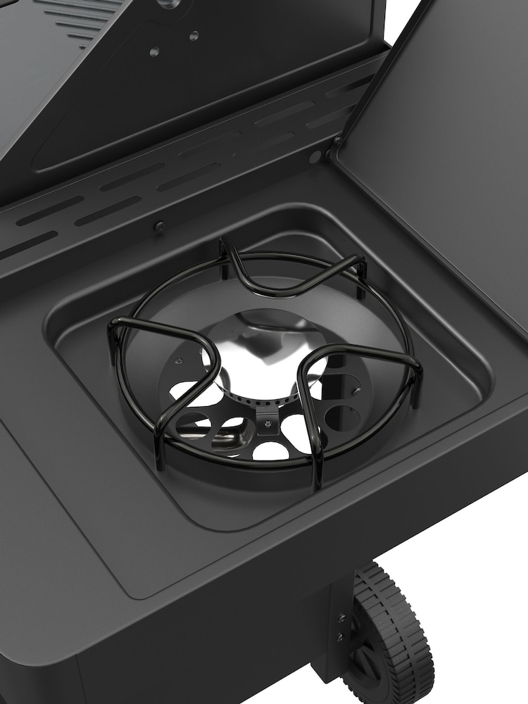 Ottimo Black 6 Burner Gas BBQ - Image 6 of 6