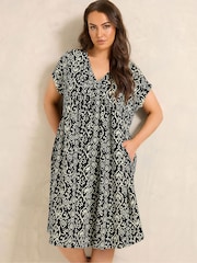 Jersey Crepe Short Dress - Imagen 1 de 5