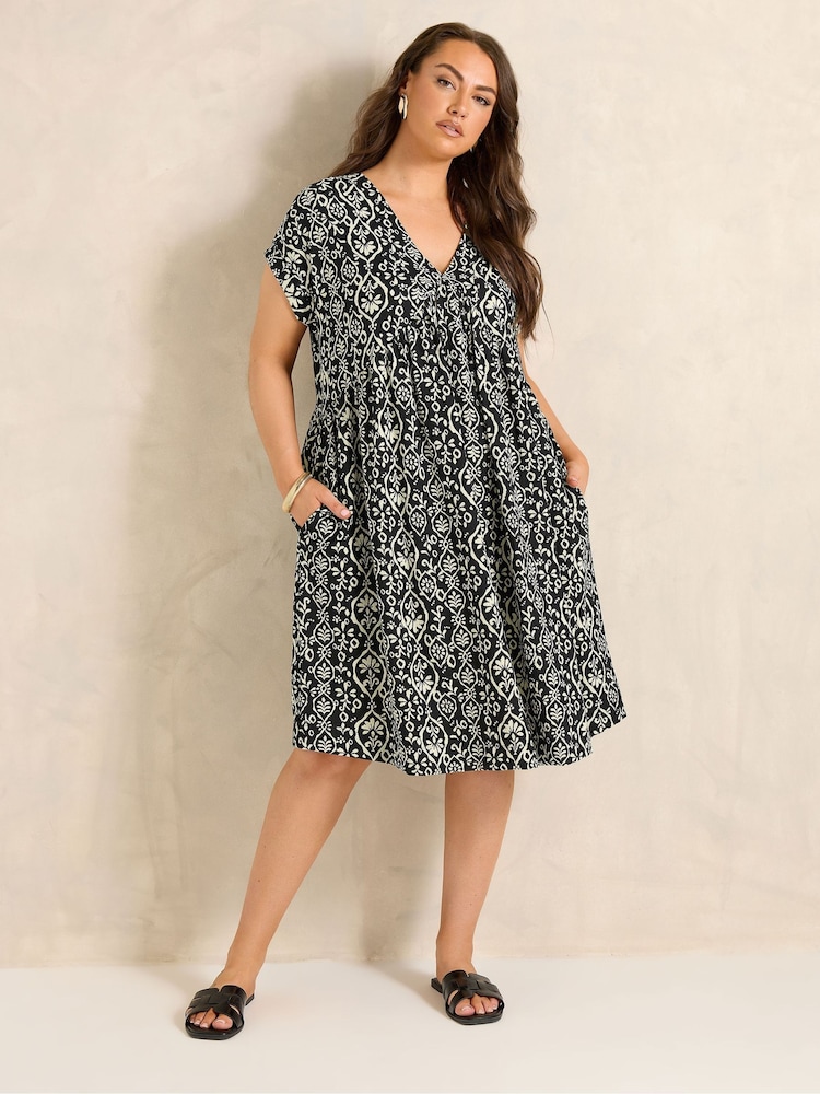 Jersey Crepe Short Dress - Imagen 2 de 5