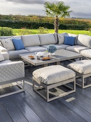 Hartman Moon Grey Maya Rectangular Corner Garden Lounge Set - Image 1 of 5
