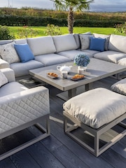 Hartman Moon Grey Maya Rectangular Corner Garden Lounge Set - Image 2 of 5