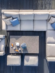 Hartman Moon Grey Maya Rectangular Corner Garden Lounge Set - Image 4 of 5