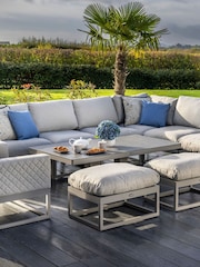 Hartman Moon Grey Maya Rectangular Corner Garden Lounge Set - Image 5 of 5
