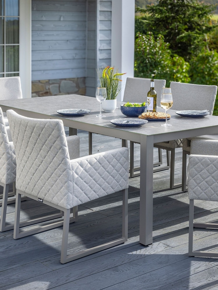 Hartman Moon Grey Maya 8 Seat Rectangular Garden Dining Set - Image 1 of 6
