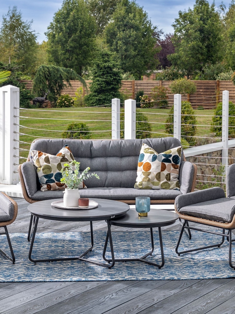 Hartman Tawny Brown Rayo 2 Seat Garden Lounge Set - Image 1 of 5