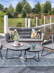 Hartman Tawny Brown Rayo 2 Seat Garden Lounge Set - Image 4 of 5