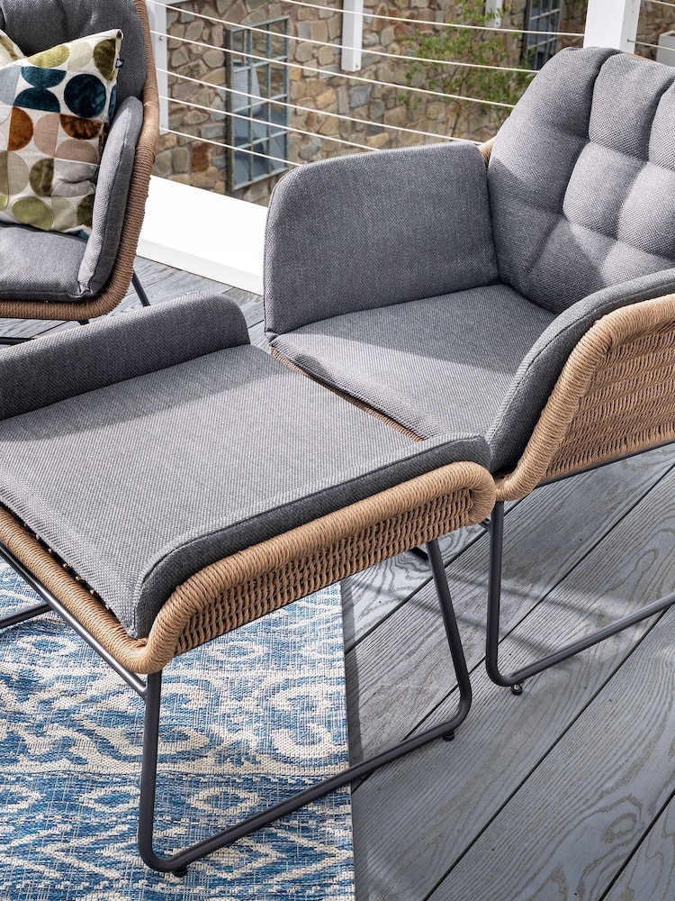 Hartman Tawny Brown Rayo 2 Seat Garden Lounge Set - Image 5 of 5