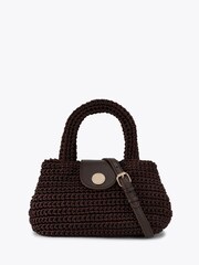 Carvela Dark Brown Cheska Top Handle Bag - Image 1 of 4